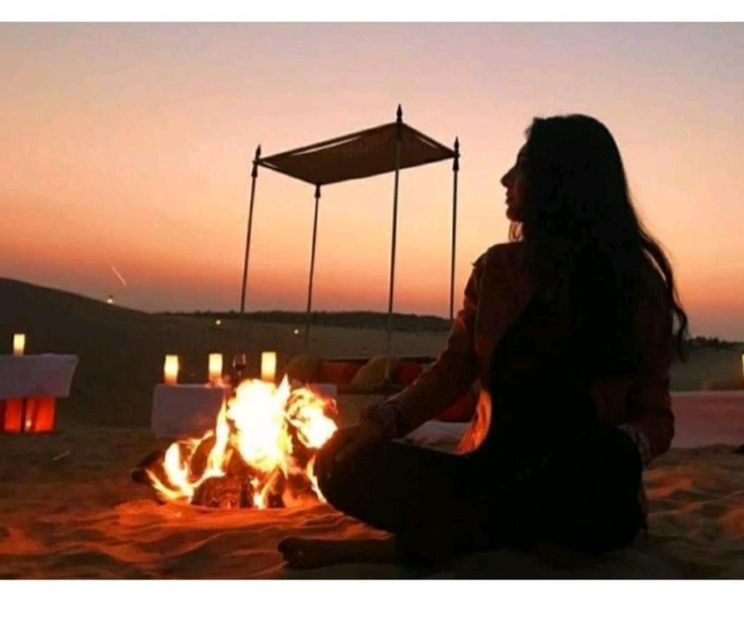 Golden Sandstone Hotel Desert Safari Camp Jaisalmer Esterno foto