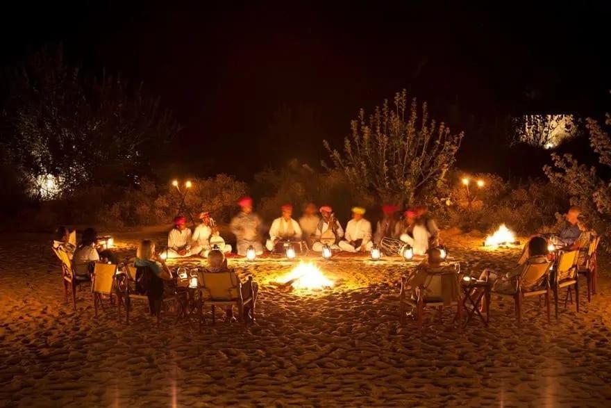 Golden Sandstone Hotel Desert Safari Camp Jaisalmer Esterno foto