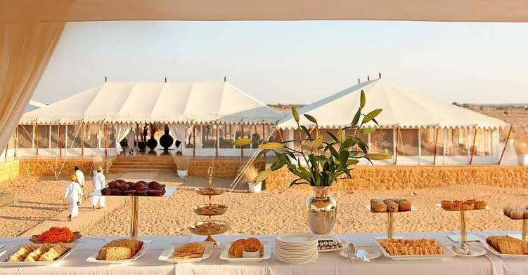 Golden Sandstone Hotel Desert Safari Camp Jaisalmer Esterno foto
