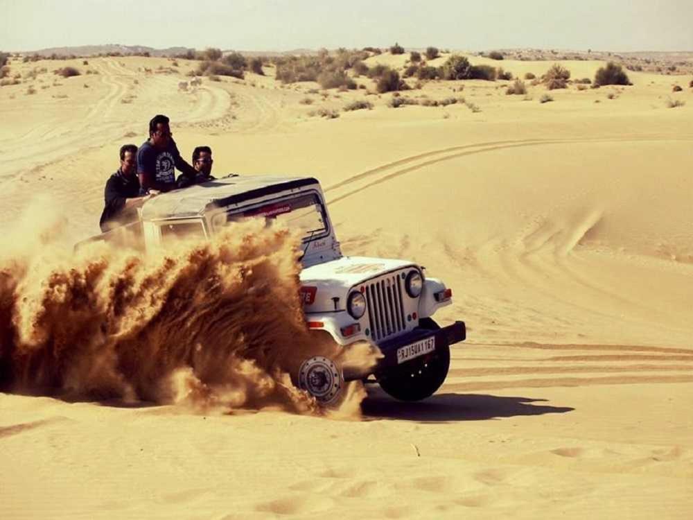 Golden Sandstone Hotel Desert Safari Camp Jaisalmer Esterno foto